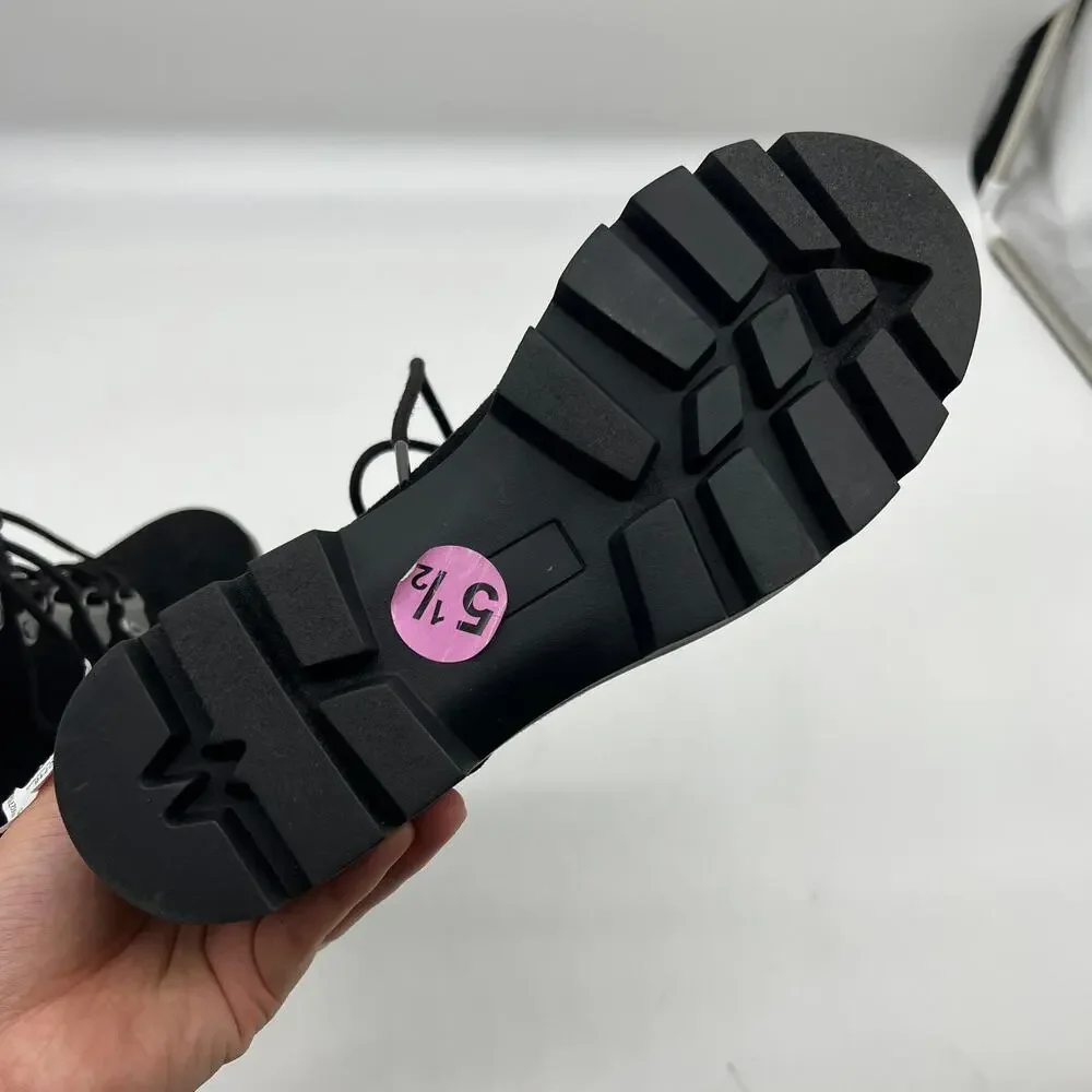 Cliffs by White Mountain Lace Up Boots Black Size 5.5